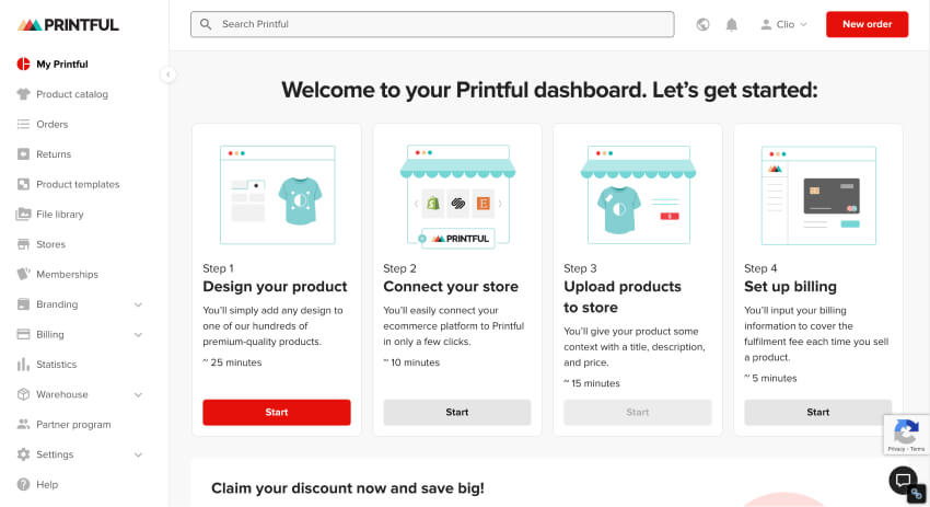 Printful-shopify dropshipping app