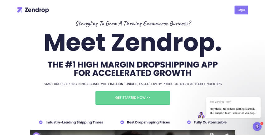 Zendrop-shopify dropshipping app