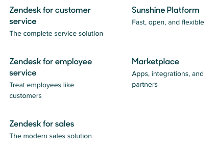 zendesk features